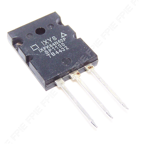 IXFK64N50P 500V, 64A MOSFET N-CH by IXIS