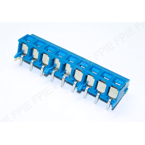 9 position 5mm spacing right angle terminal block by Jite (JTB552)