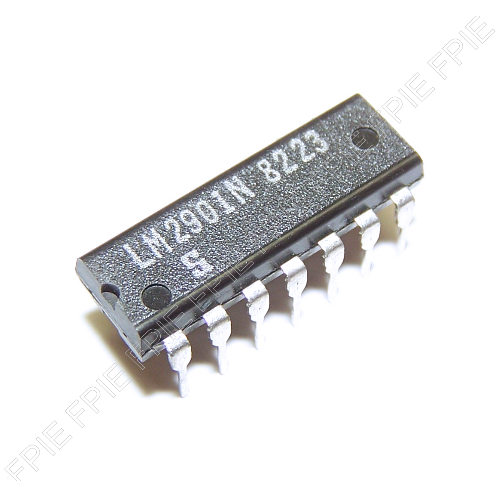 LM2901N Quad Differential Comparator 14-DIP by Signetics
