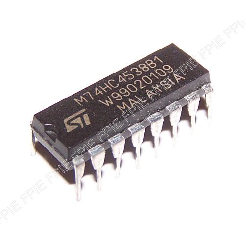 M74HC4538B1 Dual Monostable Multivibrator by STMicroelectronics