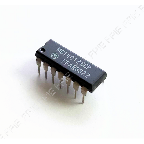 CMOS, Quad 4−Input NAND Gate by Motorola (MC14012BCP)