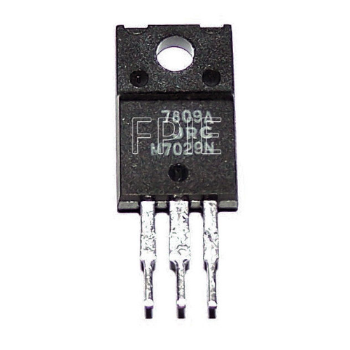 NJM7809FA 9V, 1.5A Voltage Regulator by JRC (Leads cut)