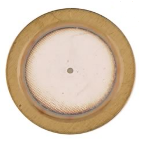 0.71" Dia. Ceramic Piezo Disc by Murata (PZO-7263)