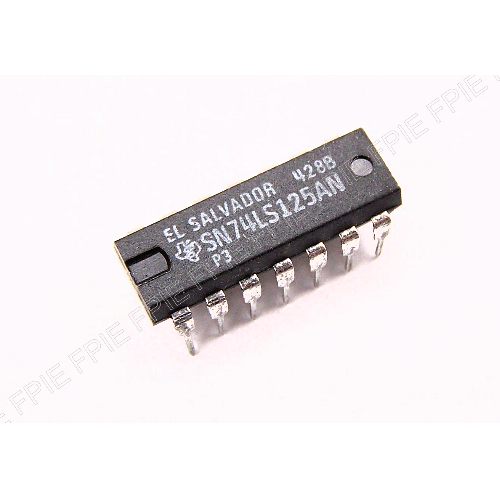 SN74LS125AN Quad Bus Buffers w/3-State Outputs by Texas Instruments