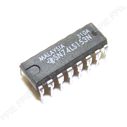 SN74LS153N Dual 4-Line-to-1-Line Data Selector/Multiplexer  by Texas Instruments