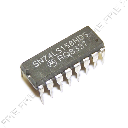 SN74LS158NDS 4-Func, 2 Line In, 1 Line Out, Inv Out by Motorola