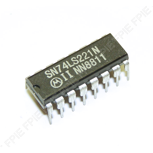 Dual Monostable Multivibrator by Motorola (SN74LS221N)
