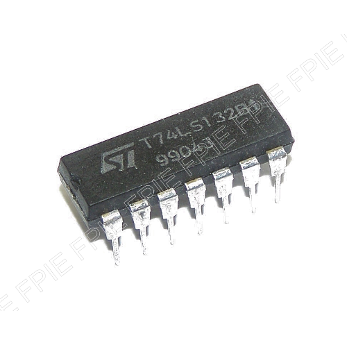 T74LS132B1 Quad 2−Input Positive NAND Schmitt Trigger by STMicroelectronics