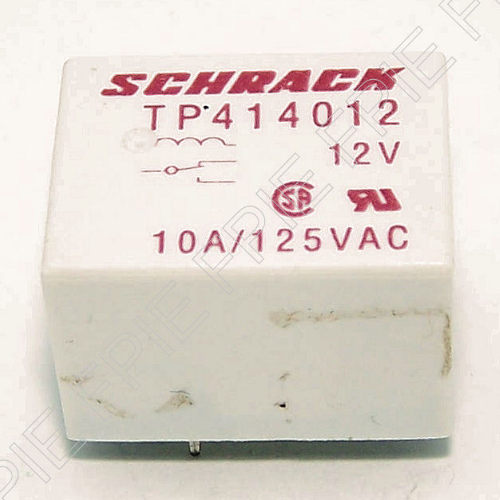 12VDC, 10A SPST-NO Relay by Schrack (TP414012)