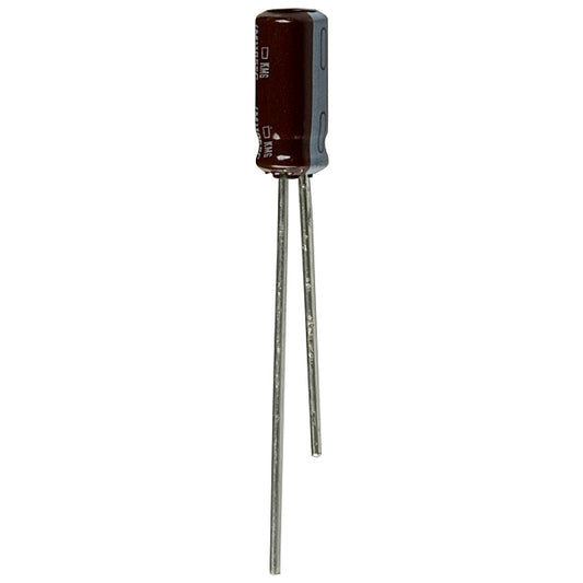 50V, 0.47uF Radial KMG Capacitor 5x12.50mm by United Chemi-Con (200-4678)