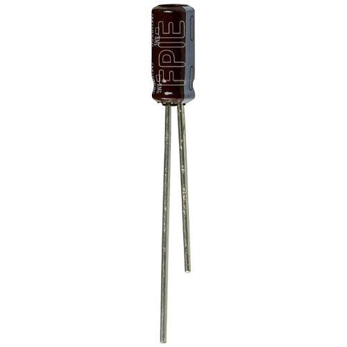25V, 4.7uF Radial KMG Capacitor 5x12.50mm by United Chemi-Con (200-5422)