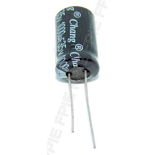 35V, 1000uF Radial 12.50x21.10mm Capacitor by Chang (200-6991)