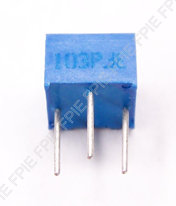 10K, 0.5W, ±10% Trimmer Resistor by Bourns, Inc. (3362P001103)