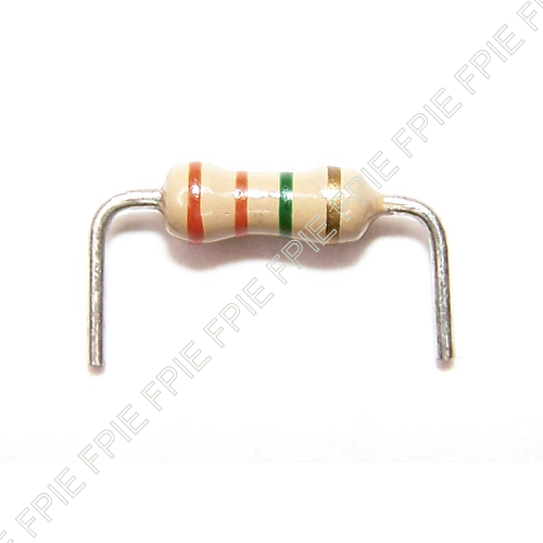 3.3M Ohm, 1/4W, 5% Carbon Film Resistor (600-7017)
