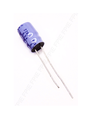 6.3V, 220uF Radial Capacitor 8.38x13.72mm by Matsushita (200-7285)