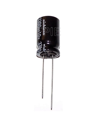 10V, 3300uF Radial VZ Capacitor 12.5x20mm by Nichicon (200-6038)