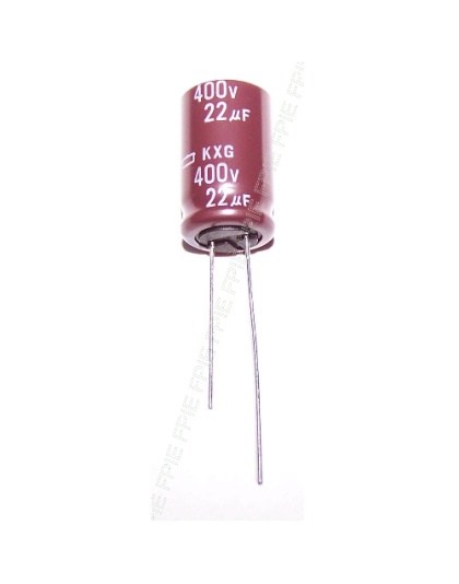 400V, 22uF Radial KXG 12.50x20mm Capacitor by United Chemi-Con (200-7126)