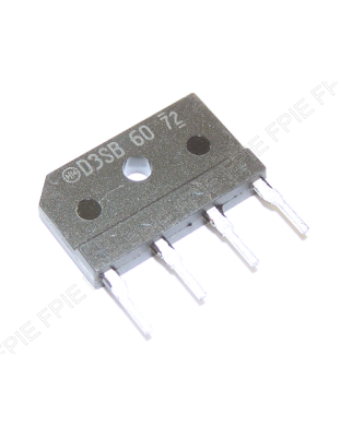 D3SB60 600V, 4A General Purpose Bridge Rectifier by Shindengen