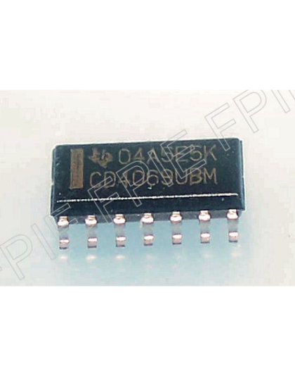 CD4069UBM Hex Inverter 14-SOIC IC by Texas Instruments