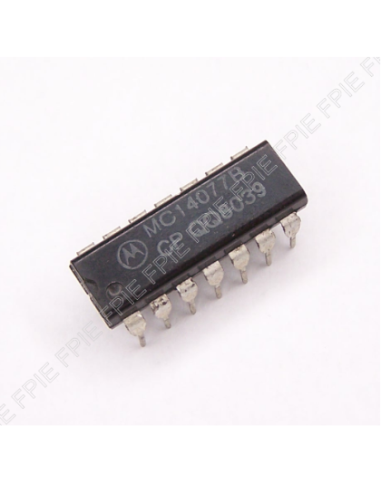 CMOS, Quad Exclusive NOR Gate by Motorola (MC14077BCP)