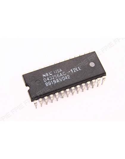 256K-BIT CMOS Static RAM 32K-Word 8-BIT by NEC (D43256AC-12LL)