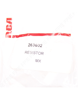 Original Resistor by RCA (263602)