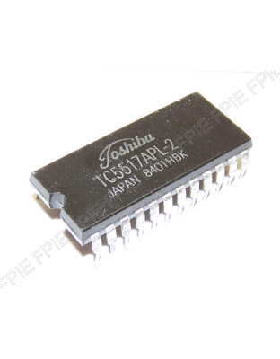 SRAM, 2KX8, 200ns, CMOS, PDIP24 by Toshiba (TC5517APL-2)