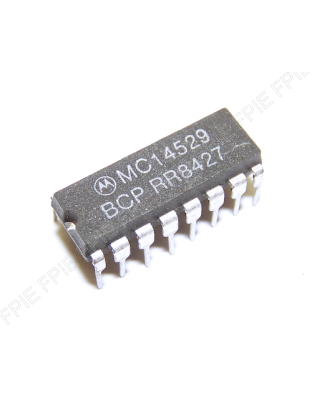 Dual 4-Channel Analog Data Selector by Motorola (MC14529BCP)