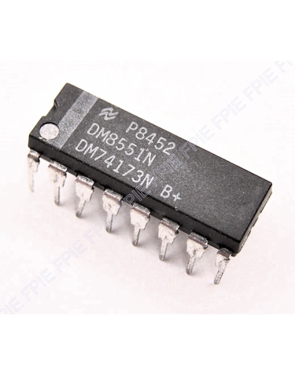 TRI-STATE Quad D Registers by National Semiconductor (DM8551N DM74173N)