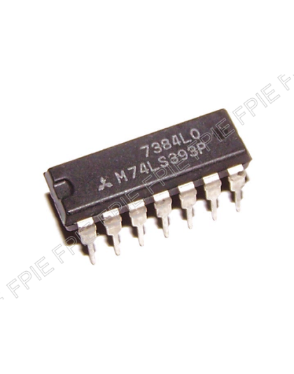 Dual 4-bit Binary Counter by Mitsubishi Electric (M74LS393P)