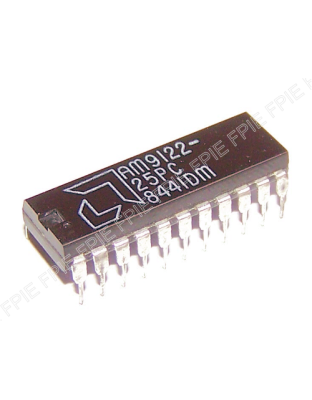 Static RAM, 256x4, 22 Pin by AMD (AM9122-25PC)