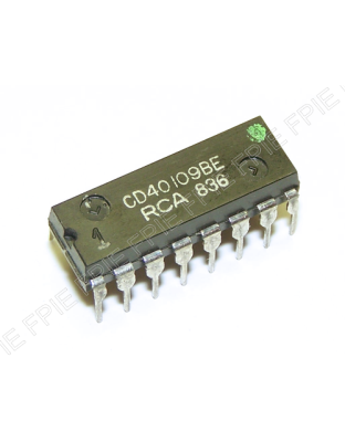 Quad Low-to-high Voltage Level Shifter by RCA (CD40109BE)