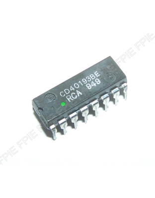 CMOS, Presettable Up/Down Counters by RCA (CD40193BE)