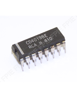 CMOS Quad AND/OR Select Gate IC by RCA (CD4019BE-RCA)