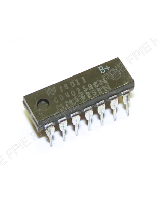 Triple 3-Input NOR Gate by National Semiconductor (CD4025BCN)