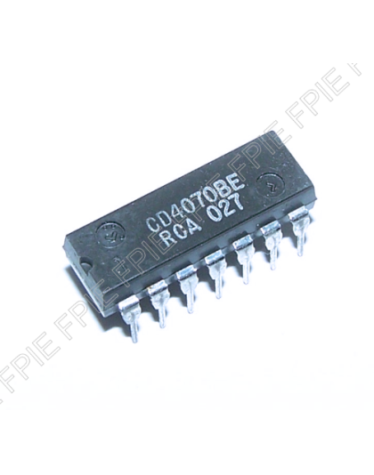 CMOS, Quad Exclusive OR Gate by RCA (CD4070BE)