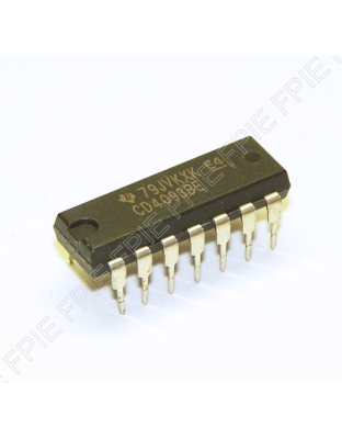 Quad 2-Input NAND Schmitt Trigger by Texas Instruments (CD4093BE-TI)