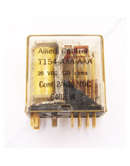 20VDC, 520 Ohms, 2A Relay by Allied Control (T154-AAA-AAA)