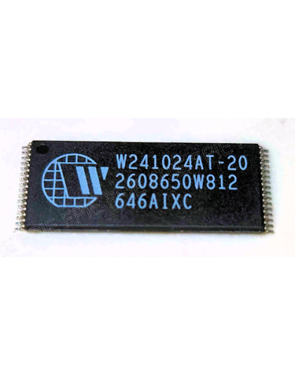 128k X 8 CMOS 32-Pin Static RAM by Winbond (W241024AT-20)